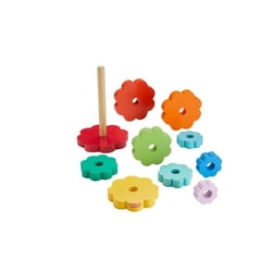Empileur d'Anneaux avec 10 pièces en bois - Fisher-Price