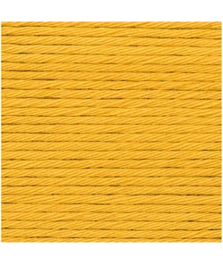 Pelotes de fil à tricoter CREATIVE COTTON ARAN de Rico Design - Laissez libre cours à votre créativité avec douceur et style ! 70 Moutarde