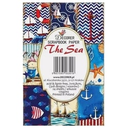 24 mini papiers fantaisis image 7 x 10,8 cm DECORER THE SEA