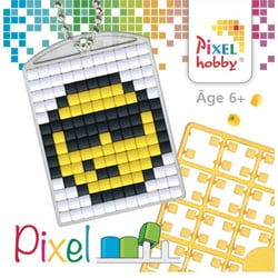 Kit créatif Pixel porte-clé 4x3cm Emôticone