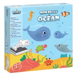Set de tampons mon petit ocean - Crealign - Jaune