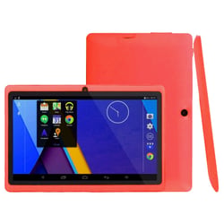 Tablette Tactile Android 6.0 7 Pouces Quad Core 8Go Double Caméra Rouge YONIS