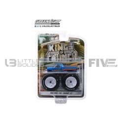 Voiture miniature de collection - GREENLIGHT - FORD F250 Monster Truck - 1996 - Bleu - Échelle 1/64