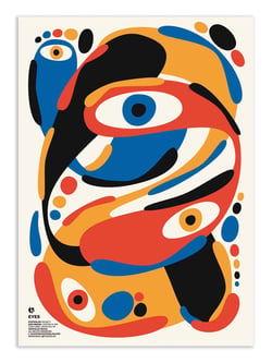 Affiche 30 x 40 cm - Eyes - Posterlad