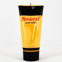 Peinture Acrylique en tube jaune de cadmium foncé 200ml - Amt