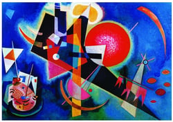 Puzzle 1000 pièces - Kandinsky : Dans le bleu - Eurographics