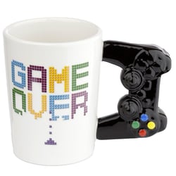 Mug - Tasse - Game Over - Jeux vidéos - Original - Idées cadeaux - Avec anse