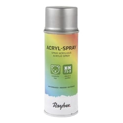 Spray acrylique, argent brillant, Boîte 200ml