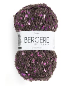 Pelote Mona - Bergère de France CHOCO ORCHIDEE