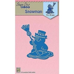 Matrice de découpe Nellie's Choice - Bonhomme de neige - Tous niveaux