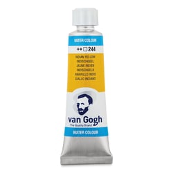 Tube 10 ml - Peinture aquarelle Van Gogh Watercolour - Jaune indien n°244 - Fine - Transparente
