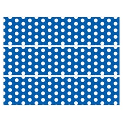 Contours de gâteaux - Pois Blanc/Bleu