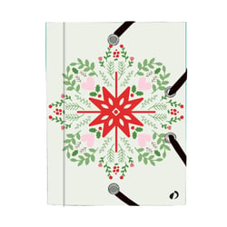 MINI CHEMISE 3 RABATS ELASTIQUE Noel - 12x16 cm