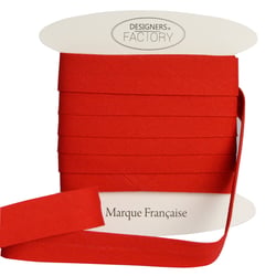 Biais Coton Rouge 18mm par 5 mètres – designers-factory