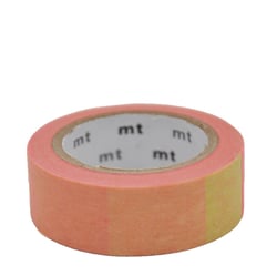 Masking tape - Dégradé fluo rose et vert - 7 m x 15mm