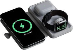 Chargeur De Voyage Sans Fil Pliable 3 En 1 Xtorm