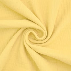 Coupon de tissu en double gaze de coton - Laize : 130 cm
