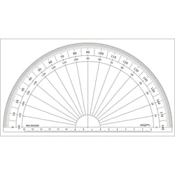 Graphoplex - Rapporteur 1/2 cercle degrés Ø 20 cm