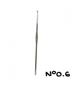 Crochet en aluminum - 12cm - n°0.60 a n°2 - Distrifil taille n°0,6