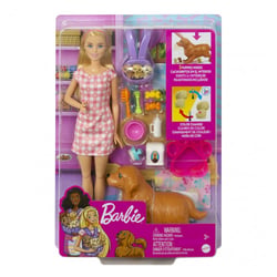 Barbie Naissance Des Chiots - Mattel - Rose