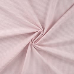 Tissu Seersucker Rayé Rayures Rose