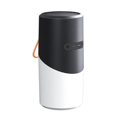 Enceinte Bluetooth Sans Fil Lumière RGB Waterproof Son Stéréo Ambiance Lumineuse Noir YONIS