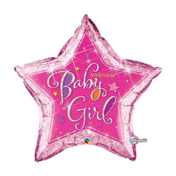 Ballon Géant Welcome Baby Girl