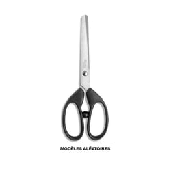 Ciseaux - Bouts ronds - 17cm - Ergonomique - Gaucher - Lames acier - Pour le bureau