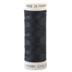 Fil à coudre polyester 100m made in France - marine fonce 350