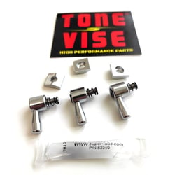 Ecrou de verouillage Tone Vise Chrome pour Floyd Rose (Keyless Nut Locks™)