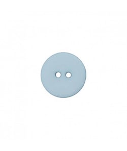 Carte de 2 boutons Polyester Bleu 25mm - Union Knopf Bleu