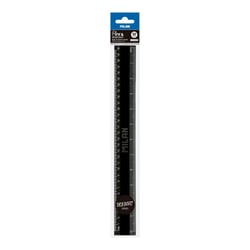 Règle 30 cm série spéciale Shadow, noir