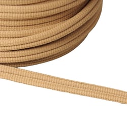 Double cordon 9mm beige au mètre