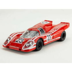 Voiture miniature de collection - NOREV - Porsche 917K Le Mans 1970 - Échelle 1/43 - N°23 Herrmann/Attwood vainqueur - Métal monté