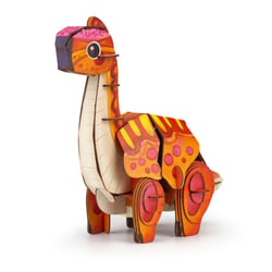 MierEdu PUZZLE 3D CONSTRUCTION&SON: DINO / BRACHIOSAURE 11,43x5,8x11,83cm, avec son, fonctionne sur une piles
bouton CR2032 (incl.), en boîte 10,8x3,5x19,4cm,  6+