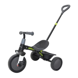 Tricycle avec poignée de poussée amovible