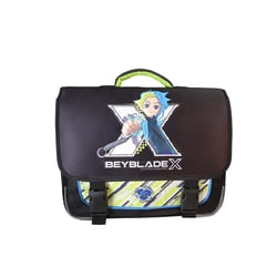 Cartable scolaire primaire 38 cm - Beyblade X - Noir et vert - 2 compartiments