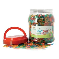 Boite de 5000 pions de loto multicolores - jetons marquage - accessoire bingo
