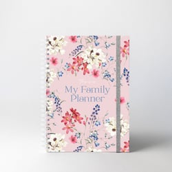 Agenda Familial Non Daté Pinky Blossom