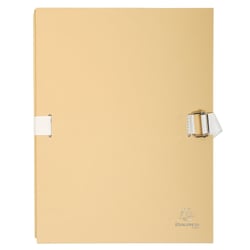 Chemises dos extensible papier - Mastic - x 10 - Exacompta