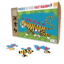 Le tigre d'Olivier Lake - Puzzle Michèle Wilson