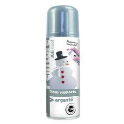 MégaCréa DIY - Aérosol peinture Argenté Spray 122 ml