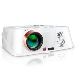Vidéoprojecteur Android Smart 1080p 3500 Lumens HDMI USB Support Multimédia Blanc YONIS