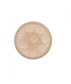 Bouton métal motif floraux 23mm à queue - Prym Rose