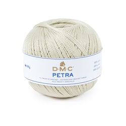 Pelote de laine - 100% coton - Gris - 54003 - DMC - Petra - Grosseur 5