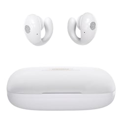 Ecouteurs Bluetooth Sans Fil Clip Oreille Autonomie Longue Charge Rapide Blanc YONIS