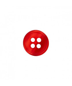 Carte de 4 boutons chemises 4 trous 12mm - Prym Rouge