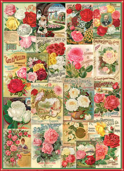 Puzzle 1000 pièces - Catalogue de Graines de Roses - Eurographics