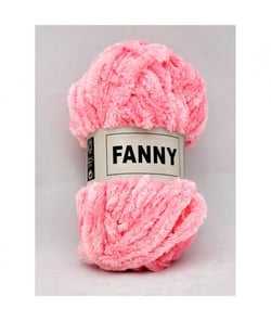 Pelote de fil chenille FANNY - OKE ! Rose (70)