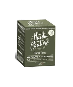 Teinture pour Textile 350g - Haute Couture : Longue Tenue & Facilité d'Utilisation Vert Olive